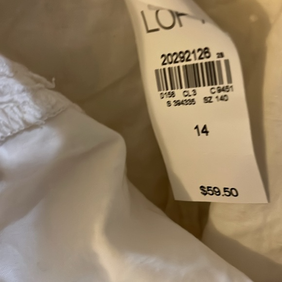 SET - NWT Ultra Pink Lace Fabric Square Neck Blouse & Loft Crochet Fabric Shorts - Picture 10 of 17